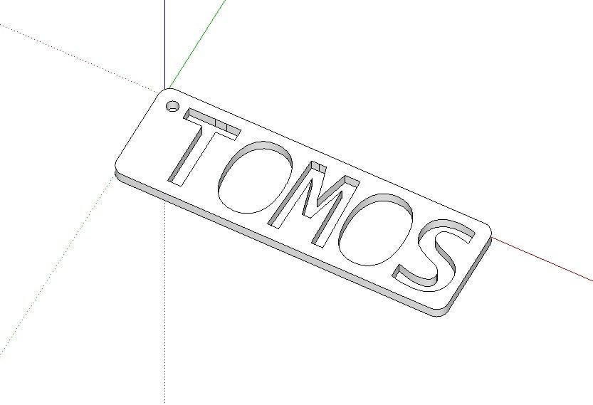 Tomos keychain