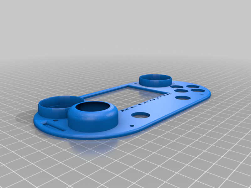 Waveshare Gamehat top cover and button cover remix
