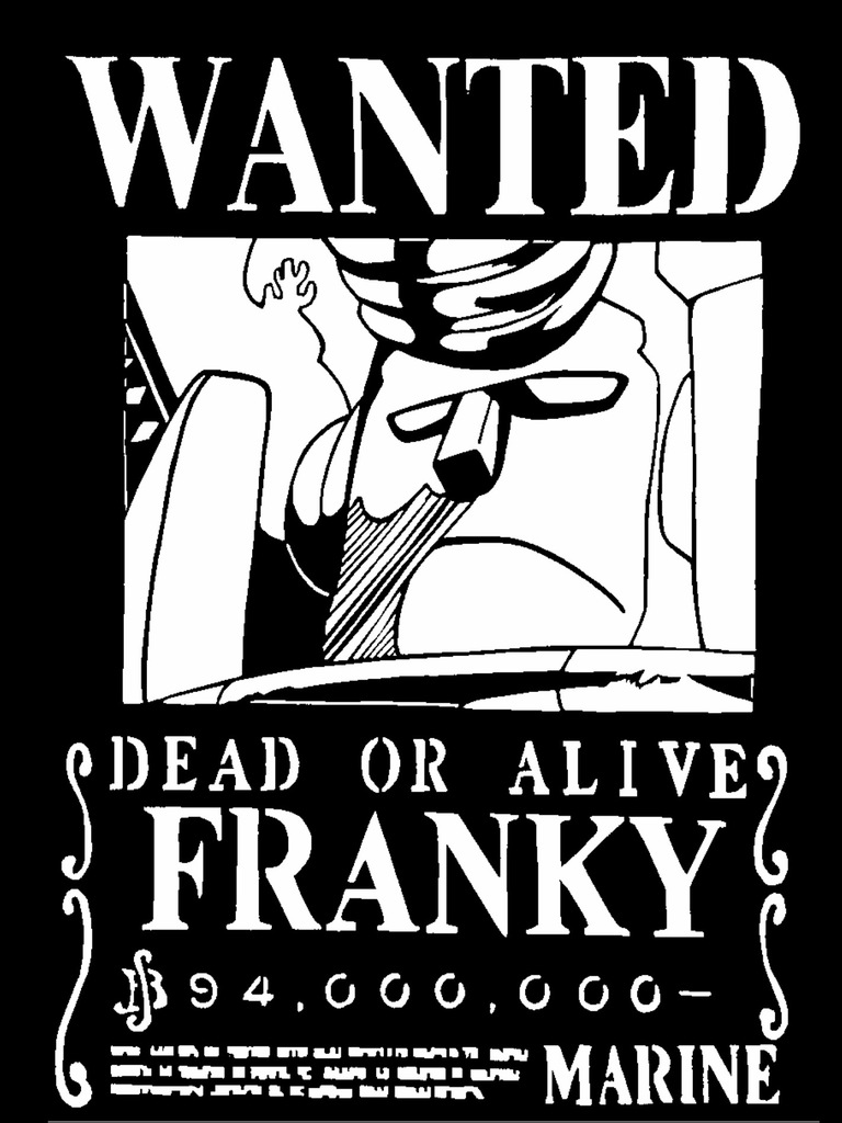 Wanted Poster Franky