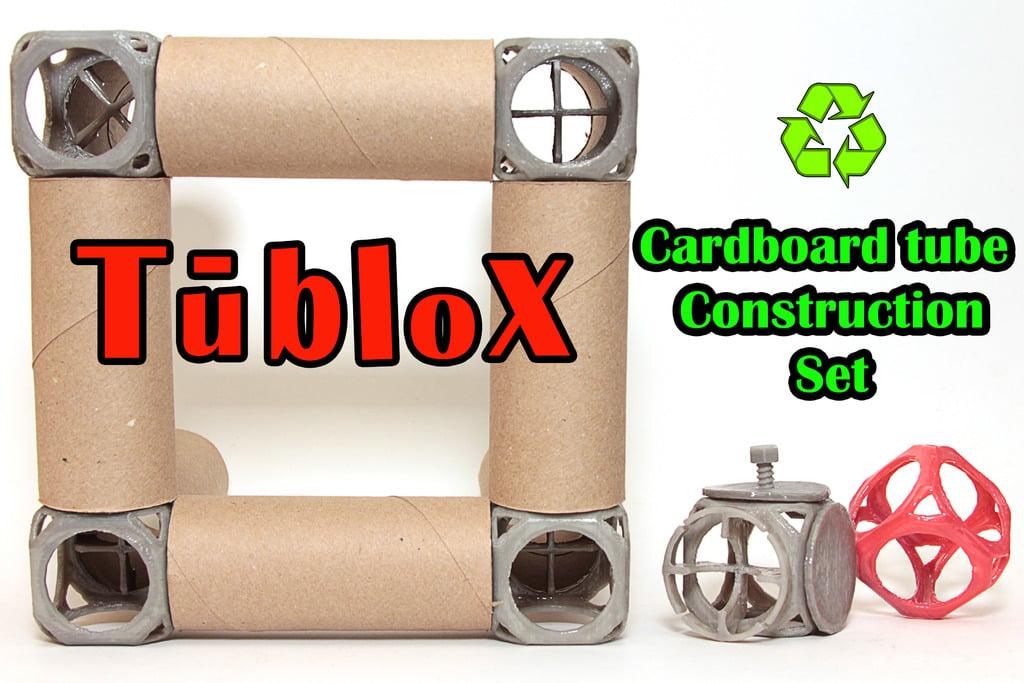 Tublox Cardboard Tube Construction Set