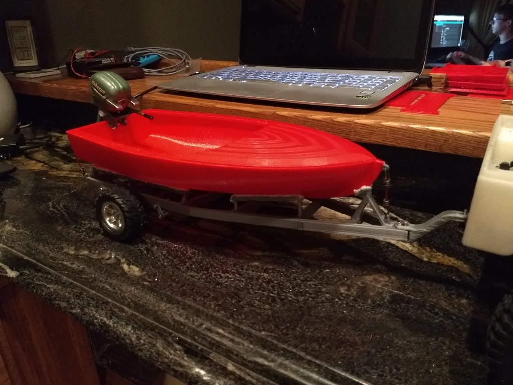 1/10 RC Boat and Trailer