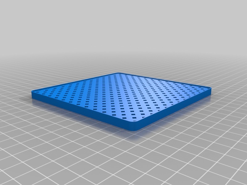My Customized Parametric Footplate - Diamond Pattern