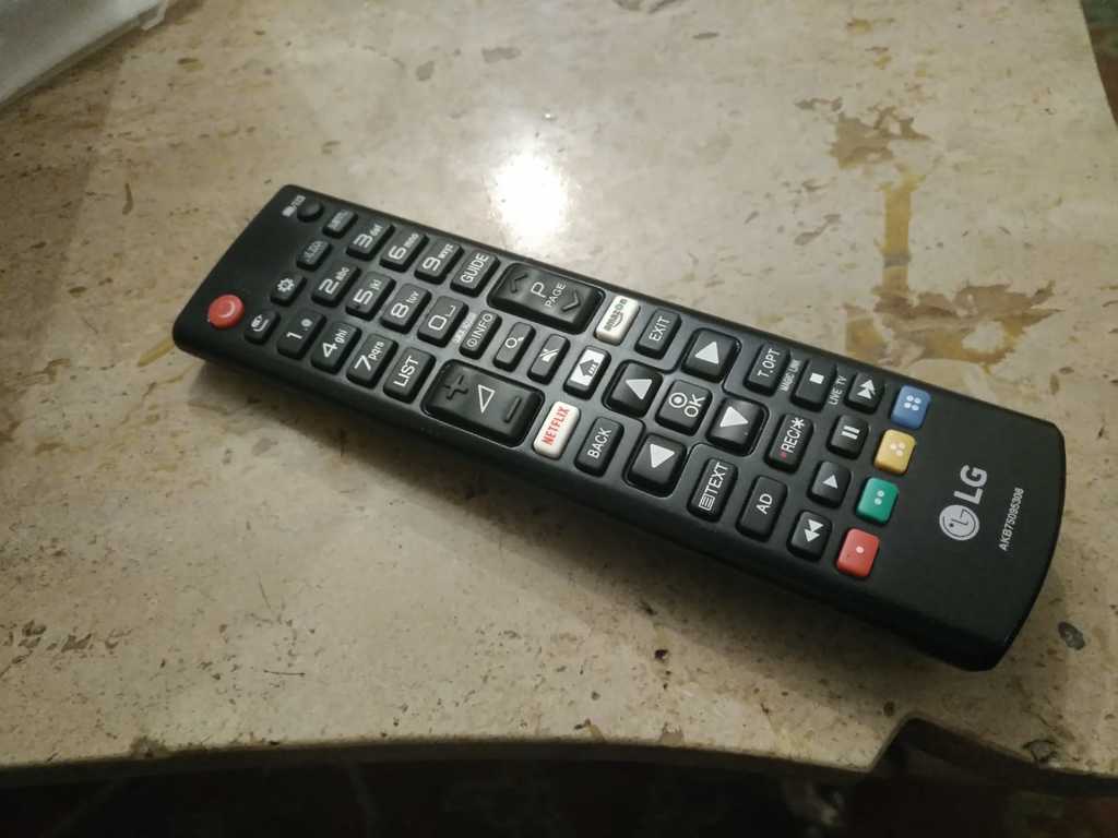 LG Remote Control battery cover