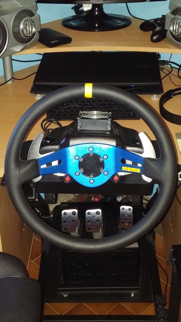 Steering wheel adapter with buttons support for Logitech G25