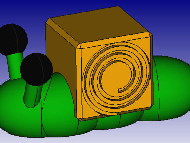 Snail 3D Block Zoo