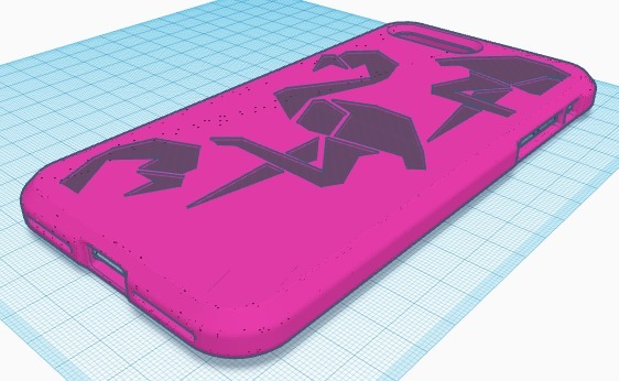 Iphone 7 plus flamingo case