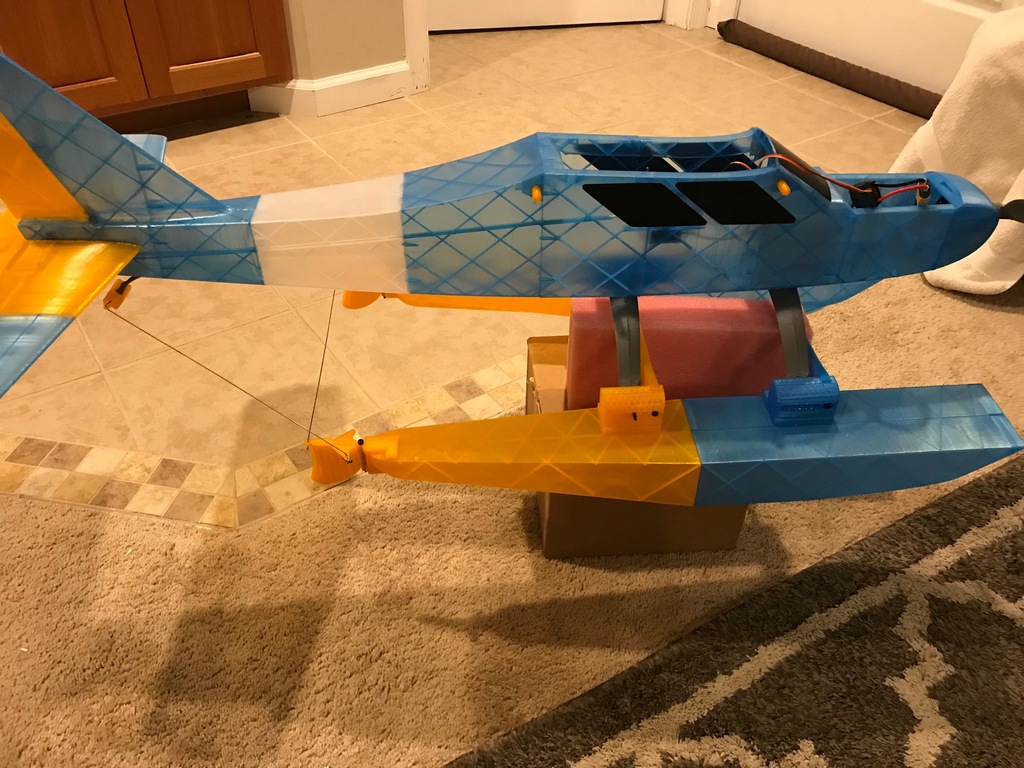 RC Airplane Floats for QTrainer 