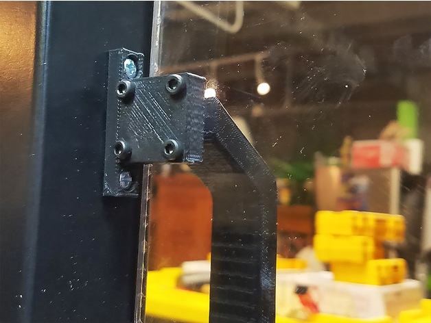 Magnetic bracket for doors and enclosures
