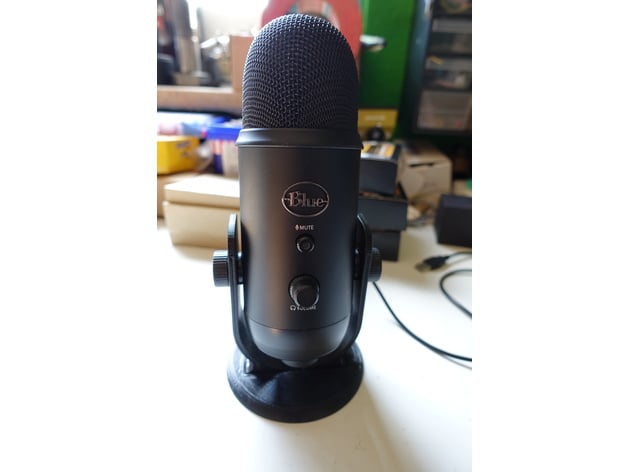 Blue Yeti Low Profile Stand By Sp0nge Thingiverse