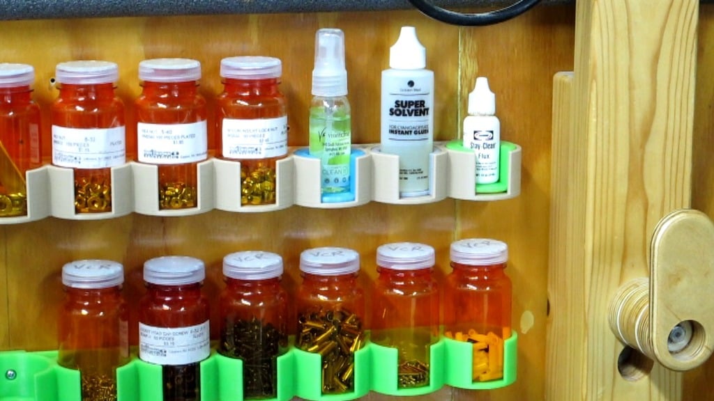 Pill Bottle Small Parts Storage
