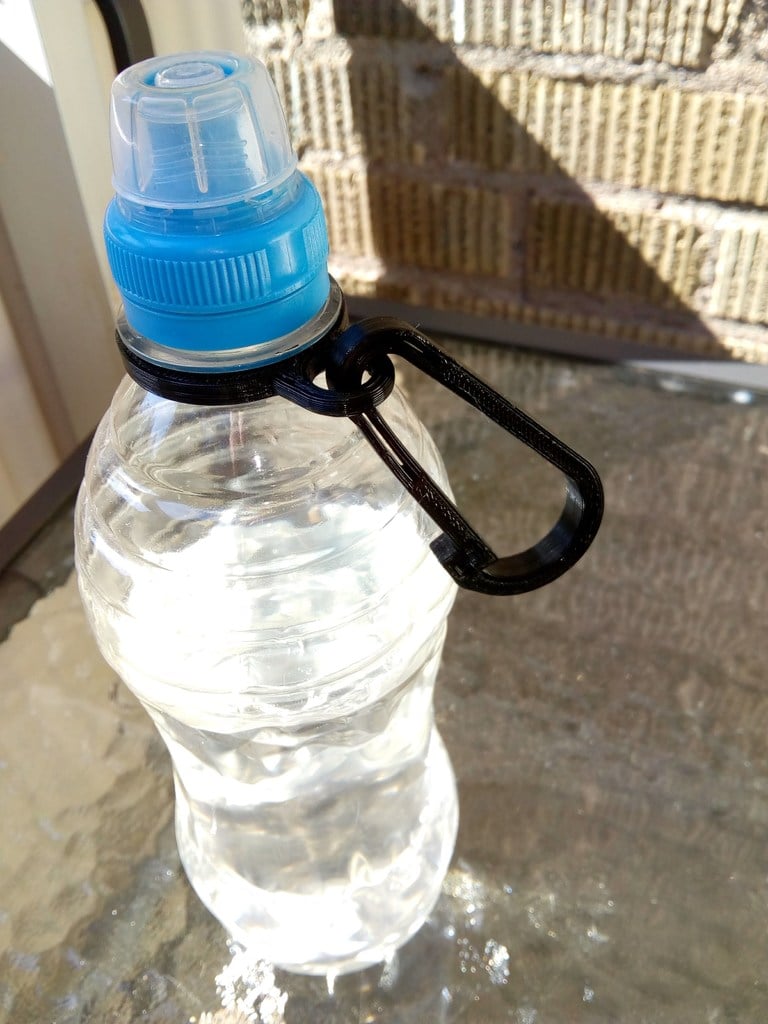 Bottle Clip/Holder with Carabiner