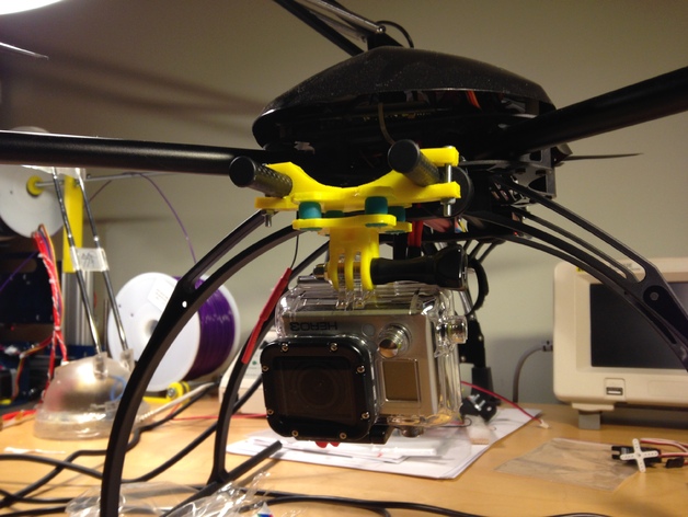 Quadcopter GoPro Camera Mount 2.0