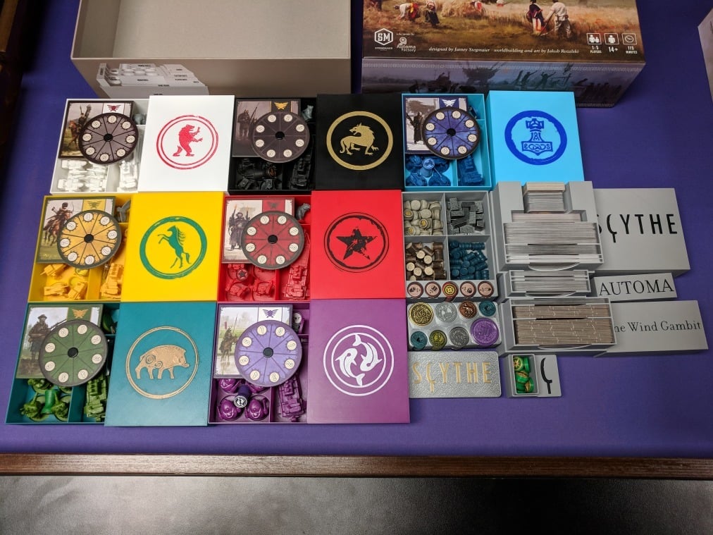 Scythe Organizer and Components - Multicolor