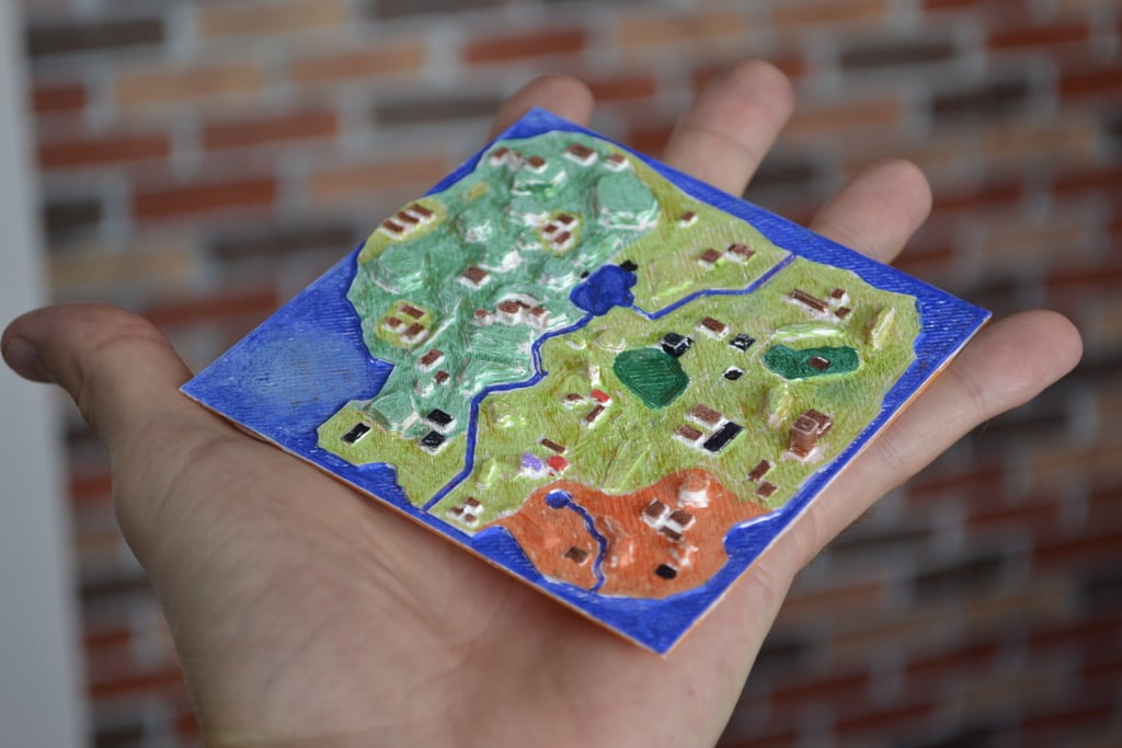 Pocket size Fortnite Map Season 6