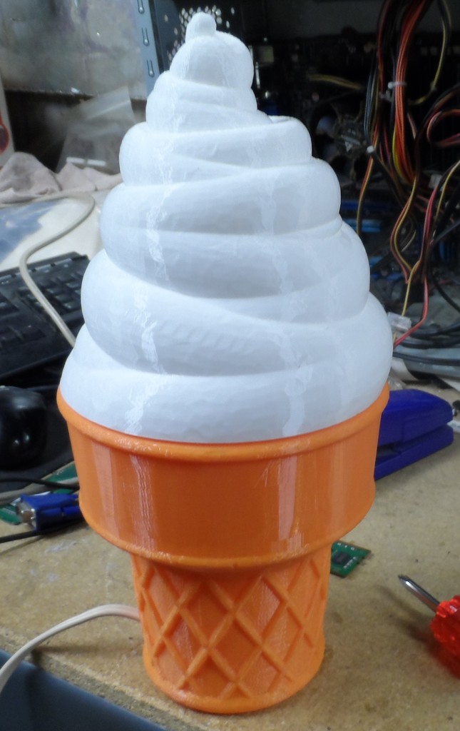 Ice Cream Cone Lamp