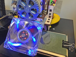 Printrbot Simple 60mm and 80mm Fan Mounts