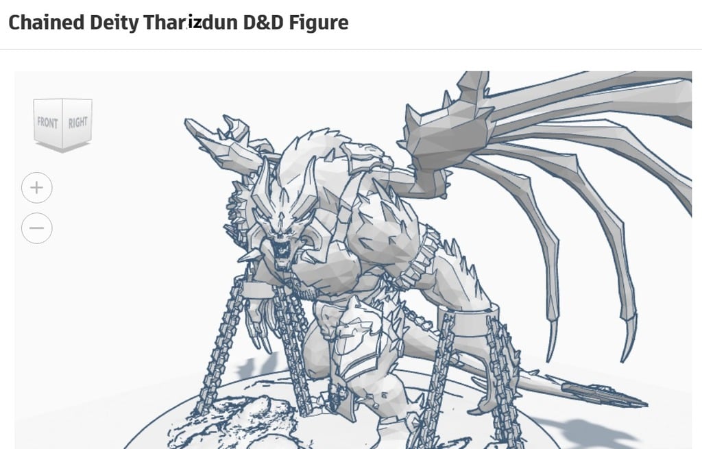 Tharizdun Chained God D&D Figure