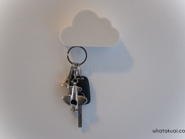 Cloud shaped Magnetic Key holder by whatakuai