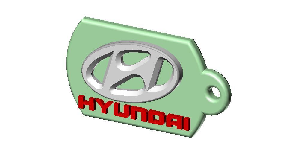 Hyundai keyring