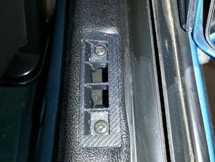 Corvette C4 side window air vent (updated)