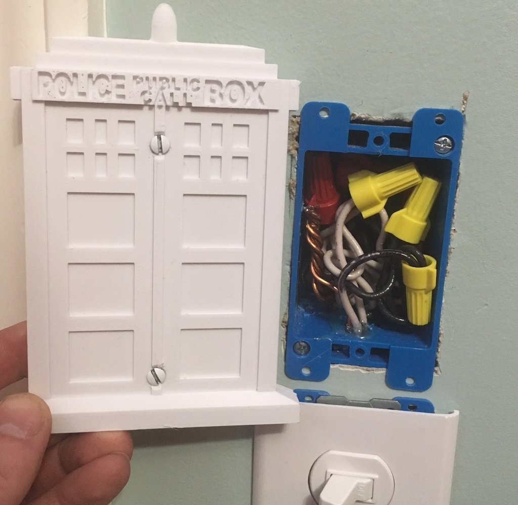 TARDIS electrical box cover