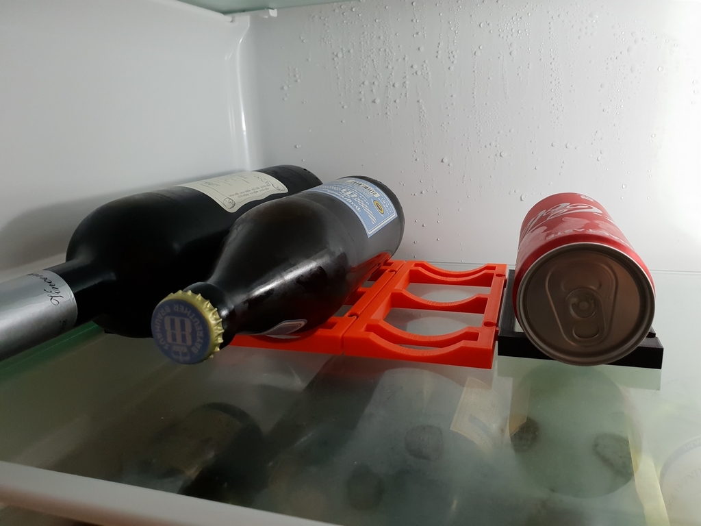 Flexible fridge Bottle Holder / Flexibler Flaschenhalter Kühlschrank