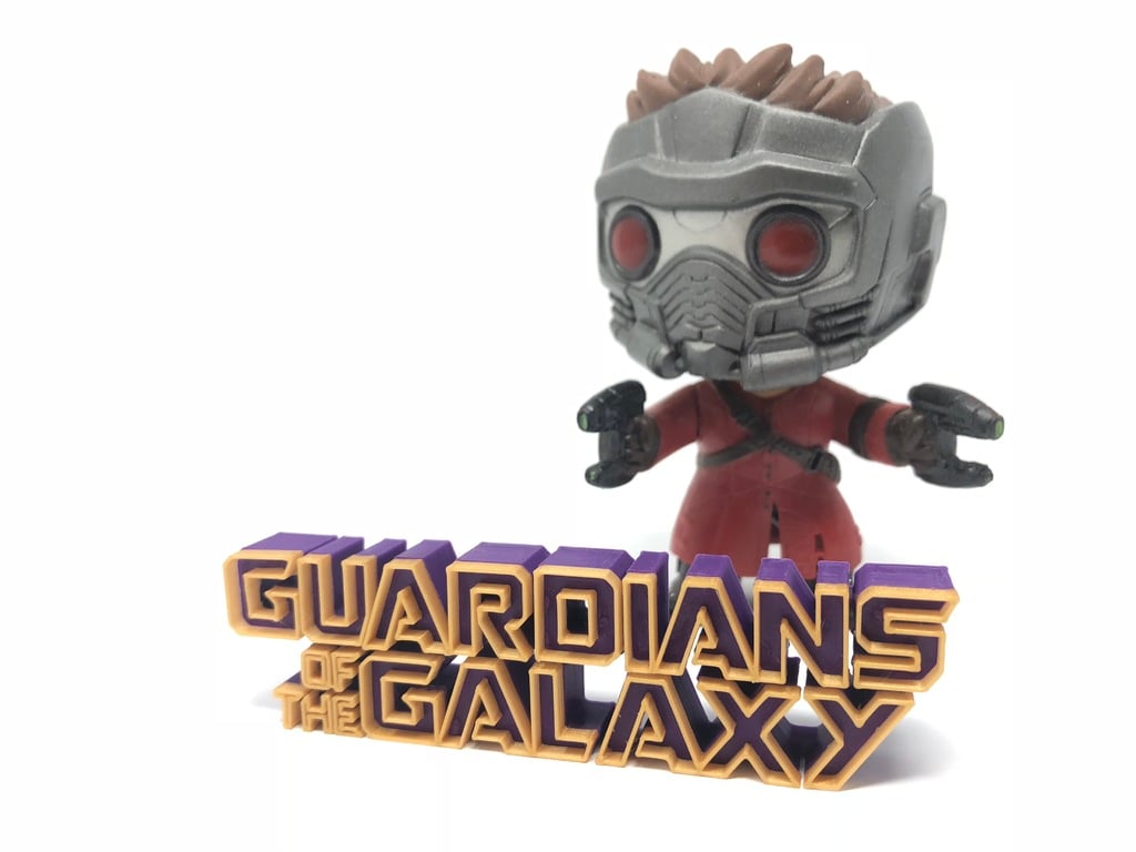 Guardians of the Galaxy Logo Outlined