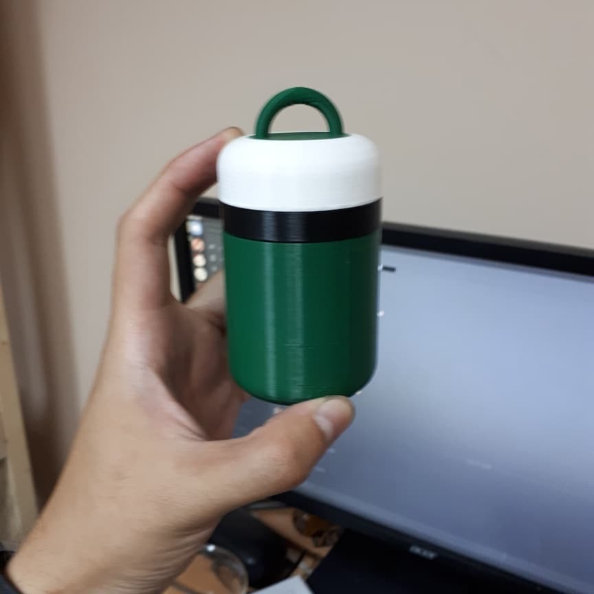 Container with Loop for Hanging (Pop-up Learning Labs - "Mug")