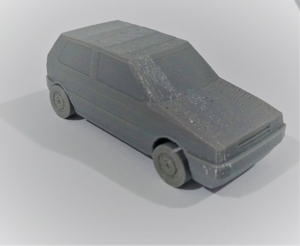 Fiat Uno Low Poly