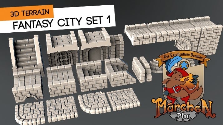 Fantasy city set