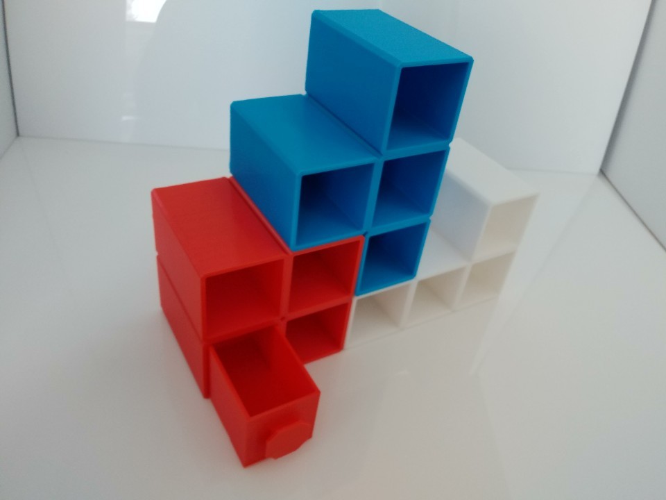 Tetris drawer