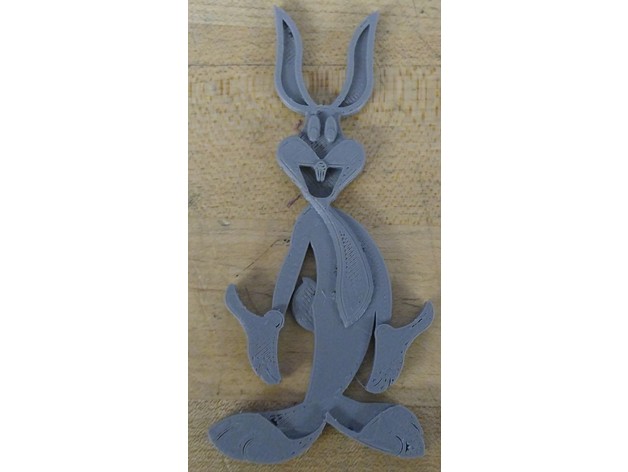 Bugs Bunny 3D-2D Art