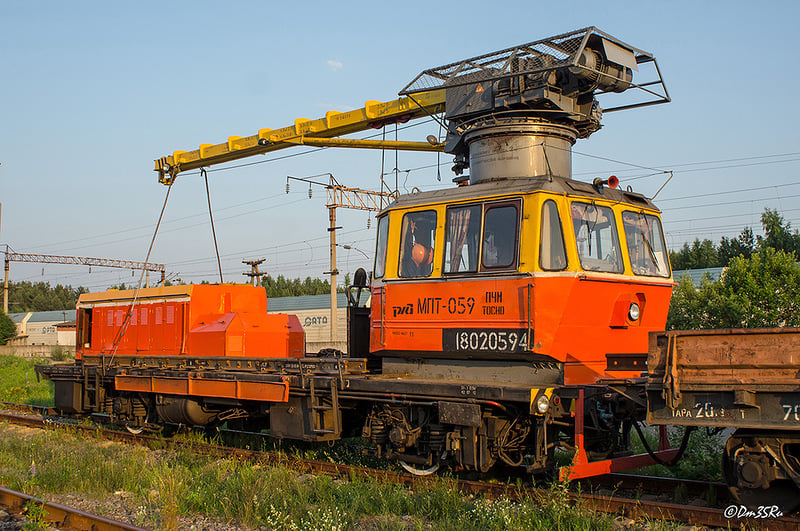 Utility train with crane- H0 scale (1:87)