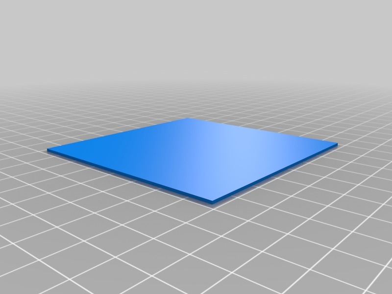 75mm x 75mm First Layer Calibration Square