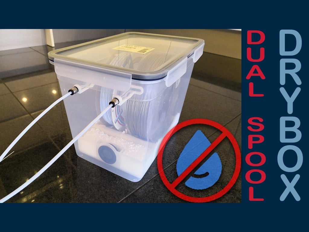 Dual spool Drybox Ikea 365+ 10.6L food container