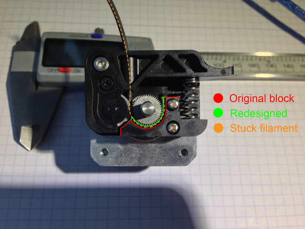 CTC/Makerbot/Flashforge extruder - flexible filament upgrade