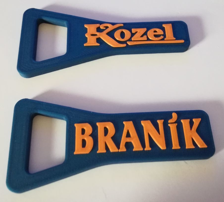 beer opener Kozel and Braník