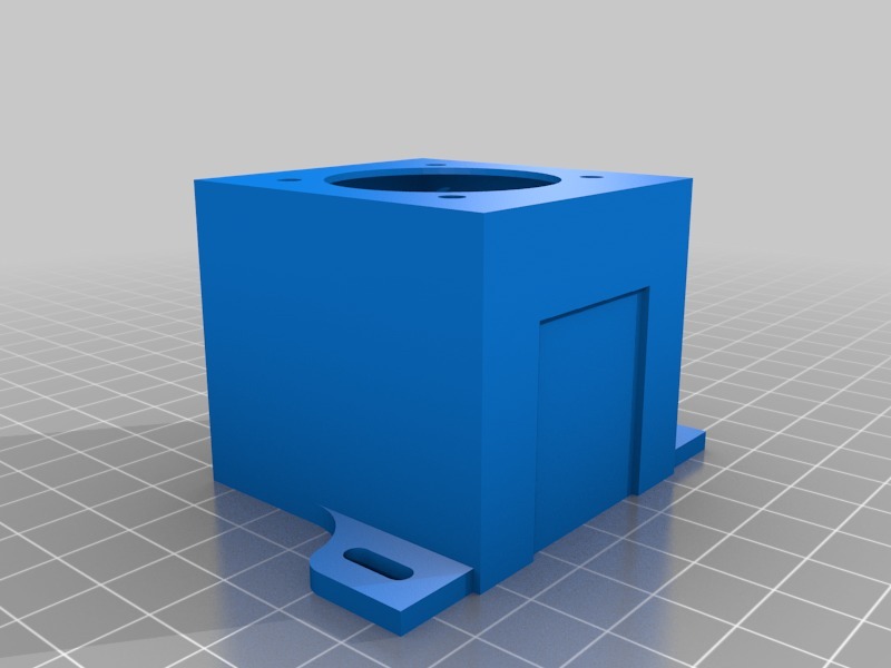 Tronxy X3 X3S extruder case - source solidworks file