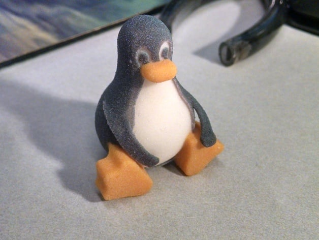 Tux the Linux Penguin, in Color