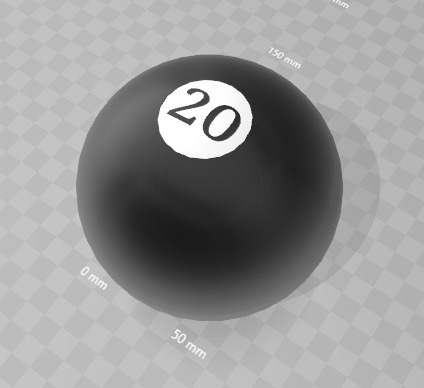 Magic D20 Ball