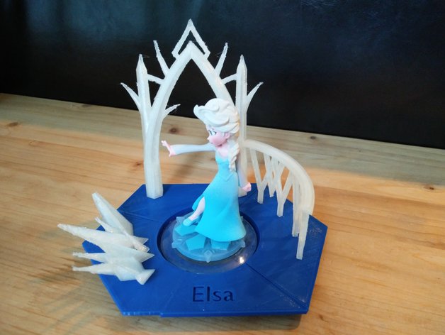 Disney Infinity Character Base - Elsa for M3D Micro