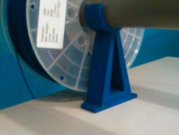 Spool holder for 40 mm pvc pipe