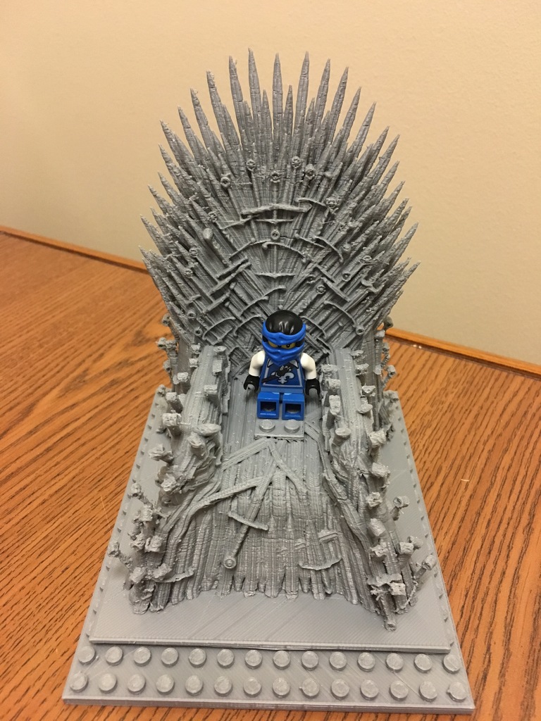 Iron Throne with lego addons