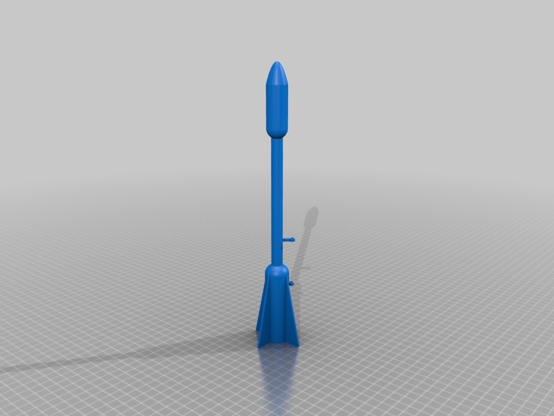 3D Printed Model Rocket
