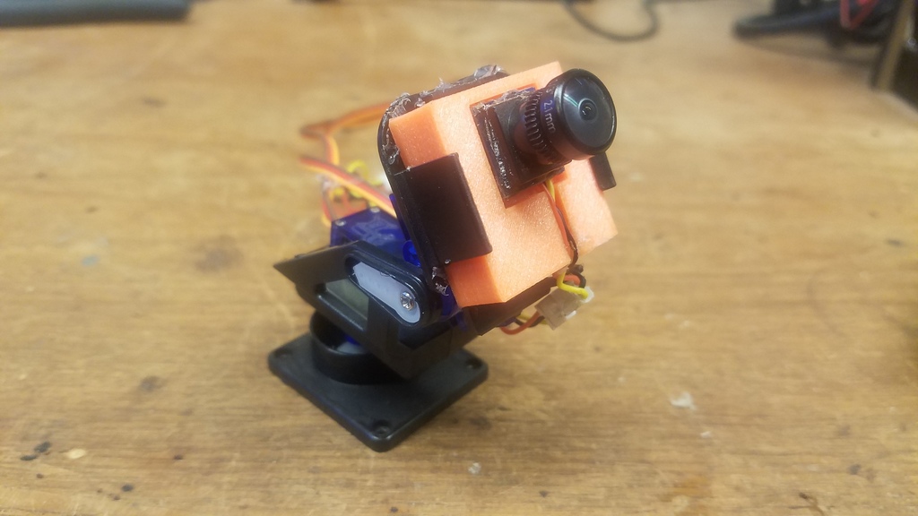 Tilt and Pan block for Runcam Nano (30mm x 30mm)