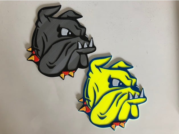 Umd Bulldogs Logo By Jrburns Thingiverse