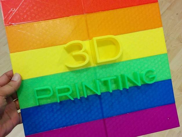 3D Printing Plaque for Singapore Science Centre