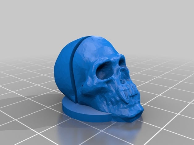 card stand skull tabletop