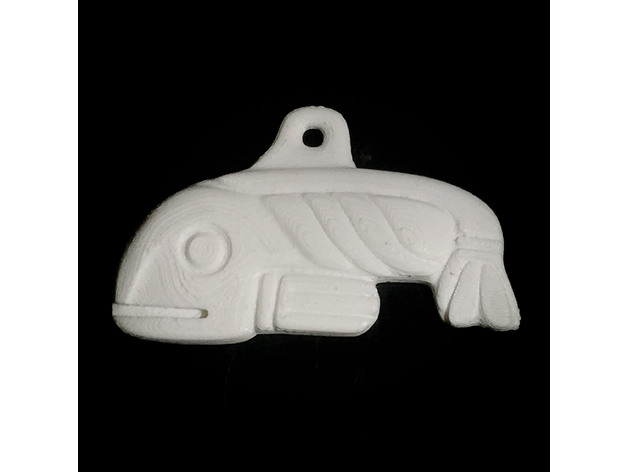 Inuit Whale Pendant