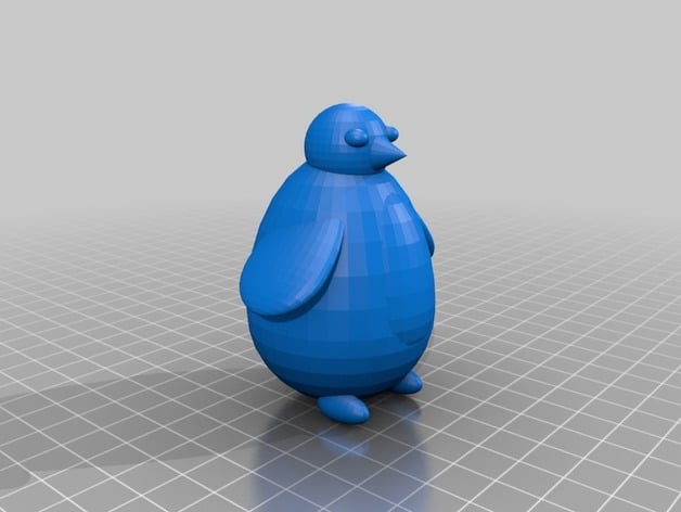 Club Penguin Printable Penguin 3D model 3D printable